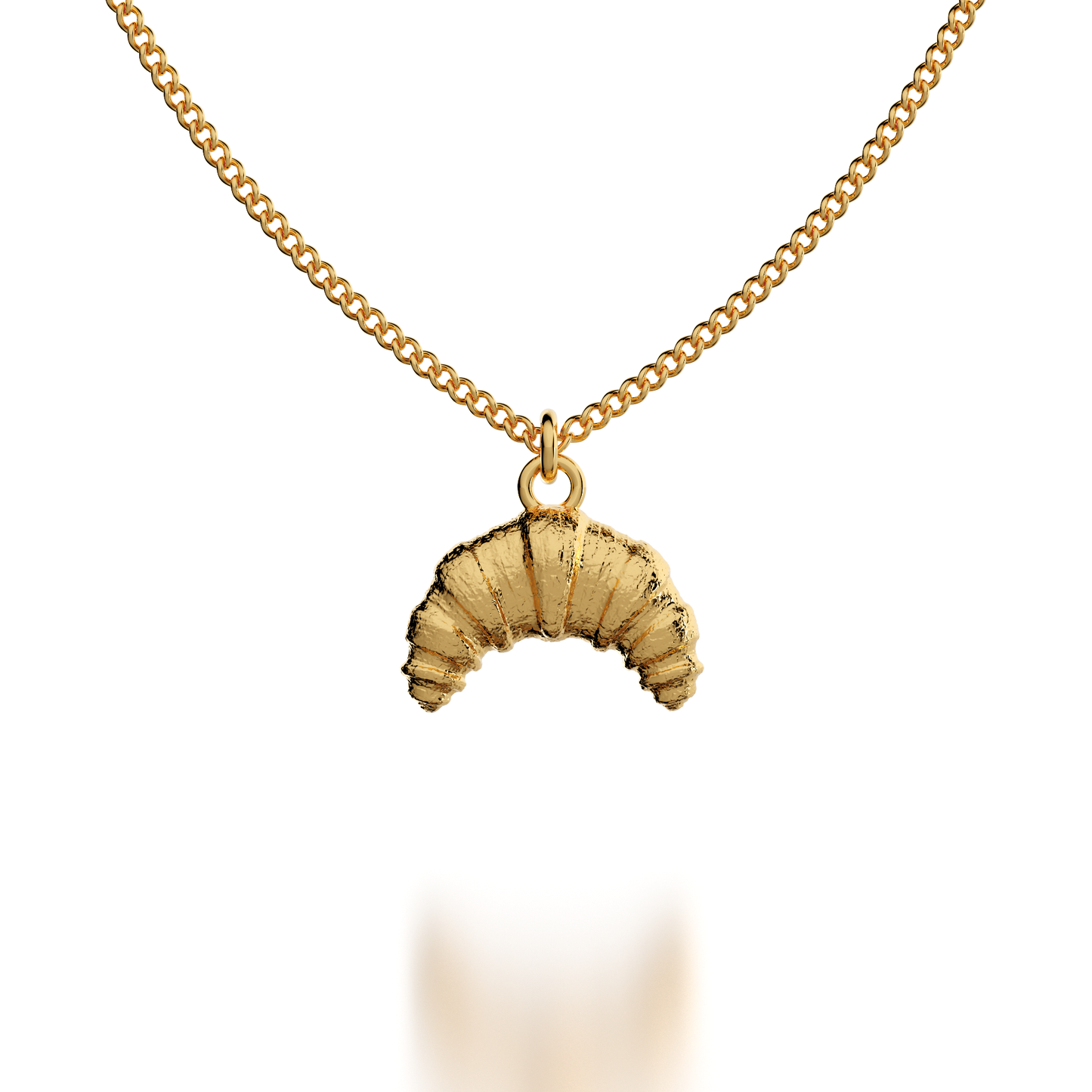 Croissant Charm Necklace