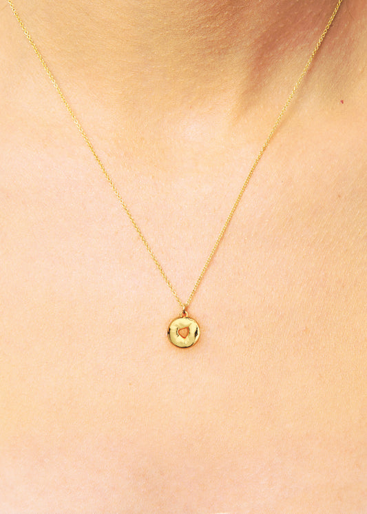 Bagel Charm Necklace