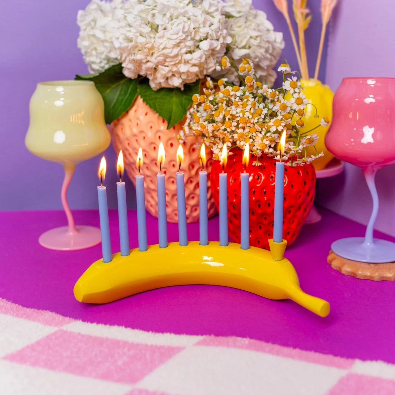 The Banana Menorah